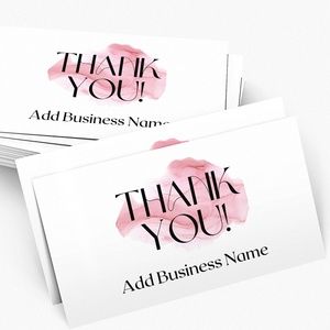Thank You Cards with Personalization